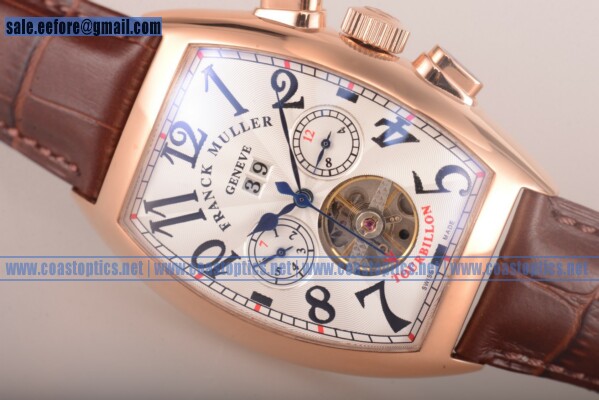 Franck Muller Replica Casablanca Tourbillon Watch Rose Gold WJ7442.891.9513 - Click Image to Close